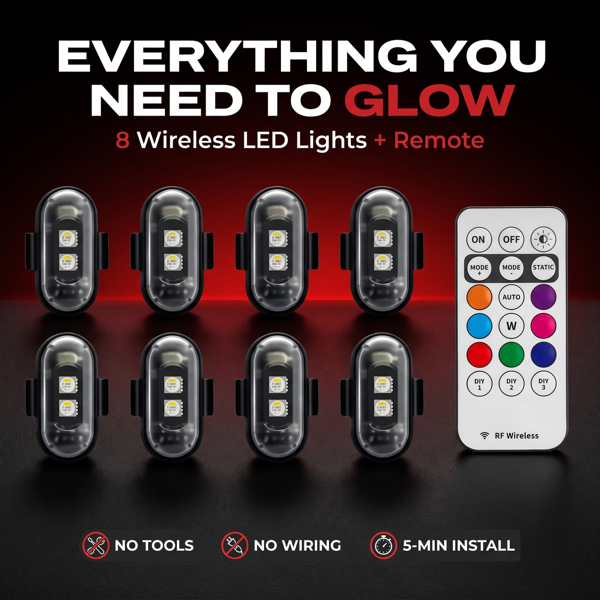 Easy Install Auto LED Light Kit